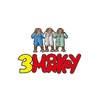 3MONKEY BURGER logosu